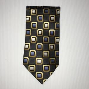 George Square Pattern Silk Necktie